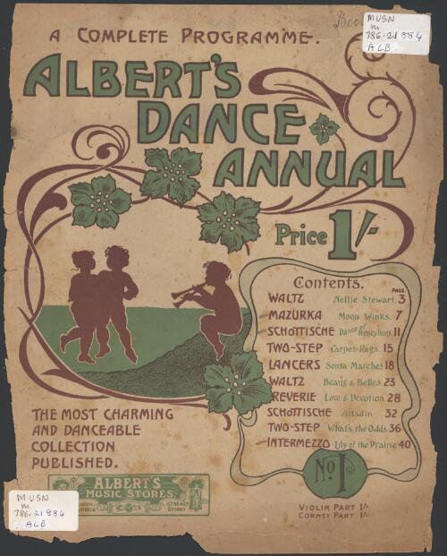 Albert's dance annual. No. 1 [music]