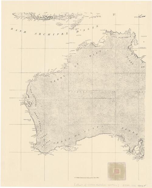 [Chart of Western Australian coastline] [cartographic material]