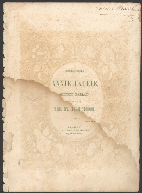 Annie Laurie [music] : Scotch ballad