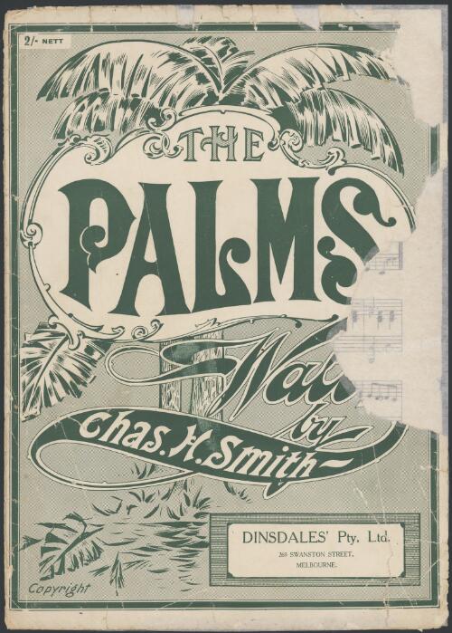 The palms waltz [music] / by Chas H. Smith