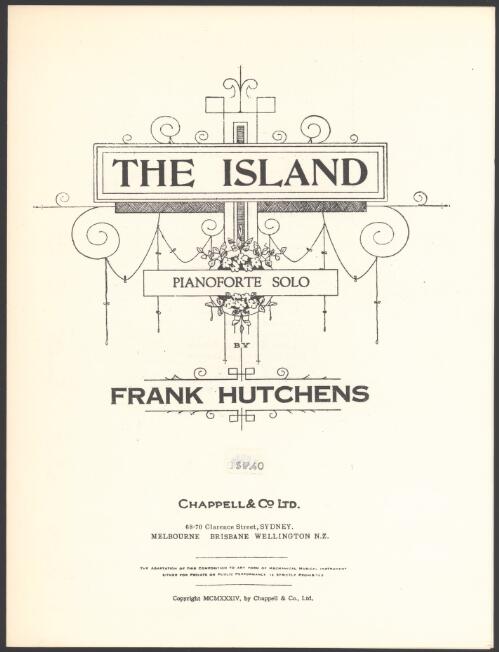 The island [music] : pianoforte solo / Frank Hutchens