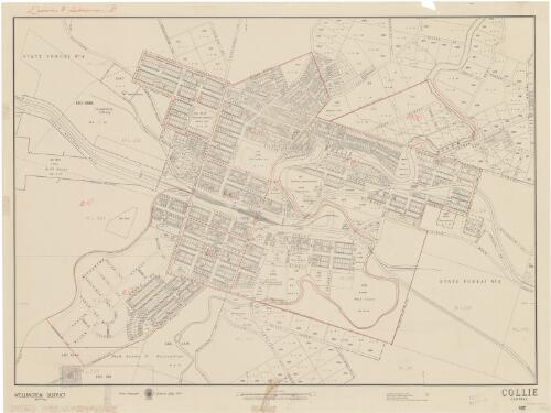 Collie Central, Wellington District 411B & C/40 [cartographic material] / prepared by the Chief Draftsman's Branch, Department of Lands and Surveys