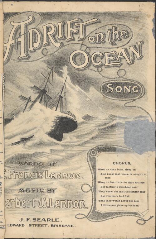 Adrift on the ocean [music] / words by F. Francis Lennon ; music by Herbert W. Lennon
