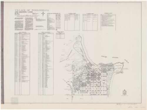 Village of Woolgoolga and adjoining lands [cartographic material] / printed and published by Department of Lands