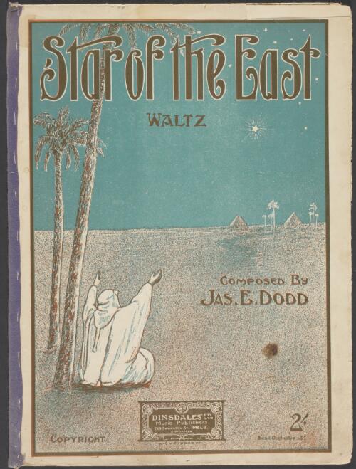 Star of the east [music] : waltz / composed by Jas. E. Dodd