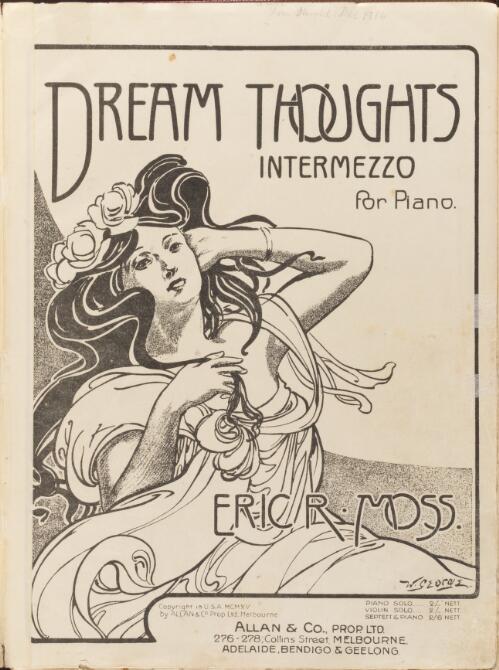 Dream thoughts [music] : intermezzo for piano / Eric R. Moss