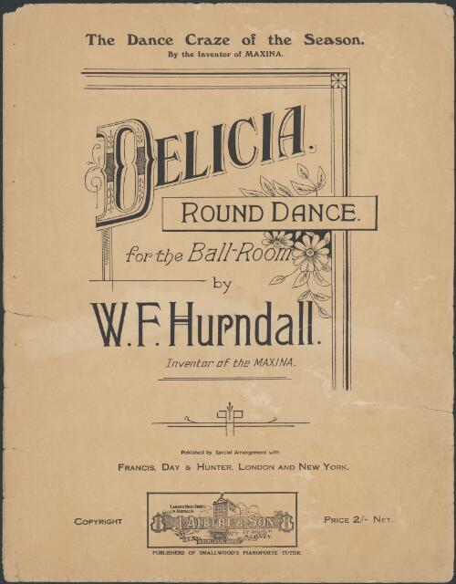 Delica [music] : round dance  : for the ball-room / by W.F. Hurndall