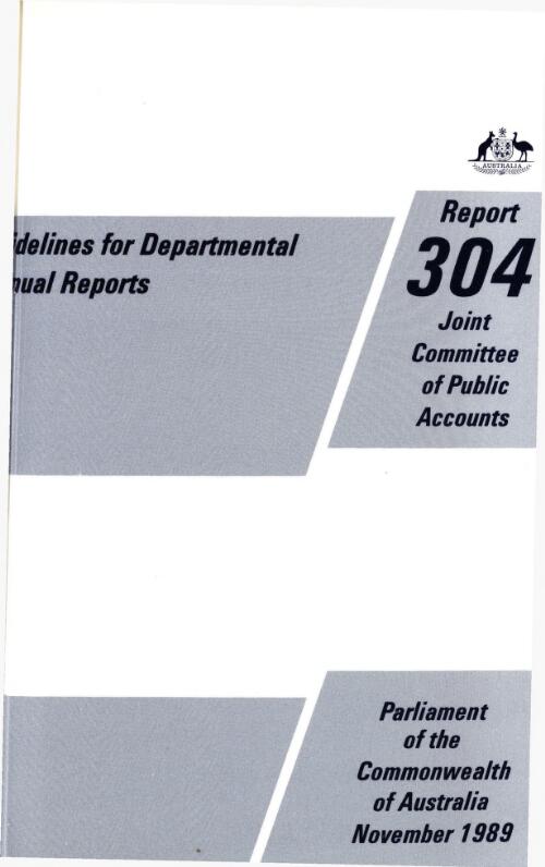 Guidelines for departmental annual reports