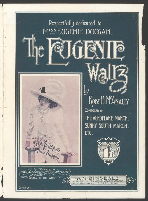 The Eugenie waltz [music] / by Robt. H. McAnally