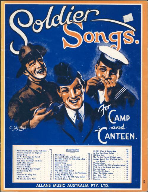 Soldier songs [music] / for camp and canteen