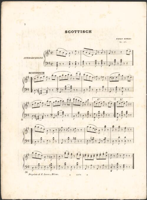 Scottisch [music] : op. 117 / Paolo Giorza