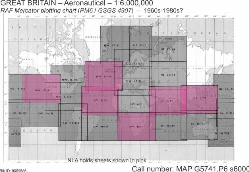 R.A.F. Mercator plotting chart / Directorate of Military Survey