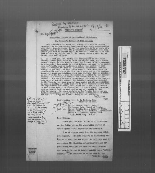Central Economic Planning Section. Files. Records relating to Australia, New Zealand and the Pacific, 1948-1955 [microform]/ as filmed by the AJCP