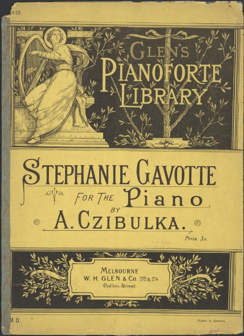 Stephanie gavotte [music] : op. 312 / A. Czibulka ; [revised and fingered by Ch. Stephano]