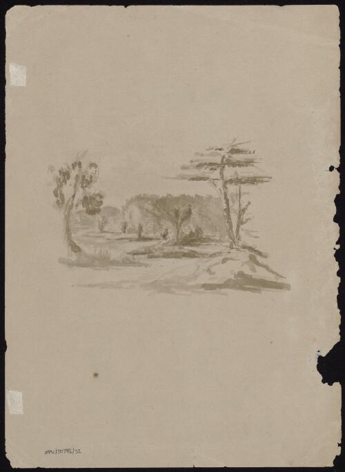 Landscape scene, New South Wales, approximately 1851, 1 / Thomas Balcombe