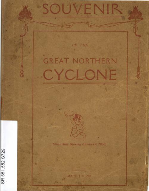 Souvenir of the great northern cyclone : when the stormy winds do blow