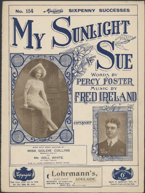 My sunlight Sue [music] / words by Percy Foster ; music by Fred Ireland