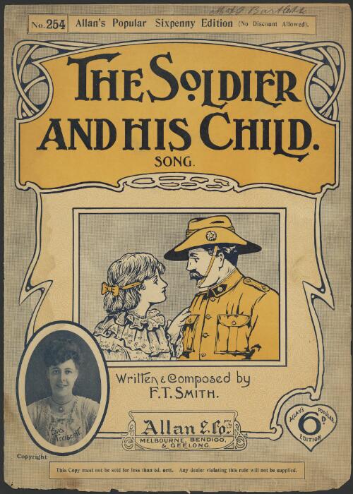 The soldier and his child [music] / written and composed by F. T. Smith