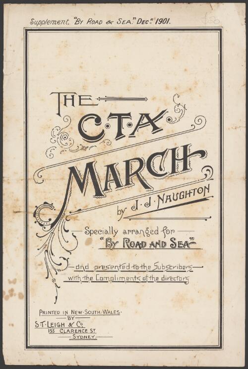 The C.T.A. march [music] / by J.J. Naughton