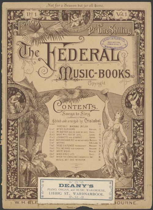 The Federal music books [music]