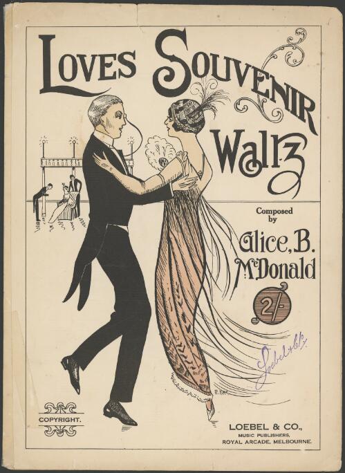 Loves souvenir waltz [music] / composed by Alice B. McDonald