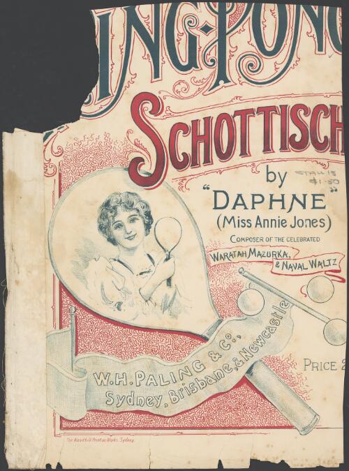 Ping-pong schottische [music] / by Daphne (Miss Annie Jones)