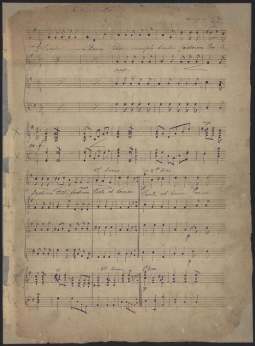 Mass in G major [music] / composed by Hugo Alpen
