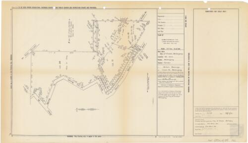 Plan of subdivision of the land in Cert. of Title Vol. 8110, Fol. 222 [cartographic material] : city of Greater Wollongong, locality: Mt. Keira, Parish: Wollongong, County: Camden / William Beveridge, surveyor