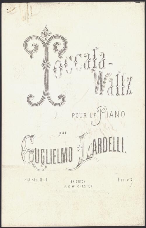 Toccata waltz [music] : pour le piano / par guglielmo Lardelli