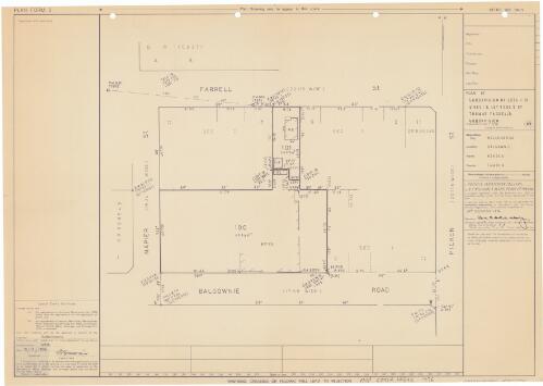 Plan of subdivision of lots 1 to 6, sec. 1 & lot 7, sec. 2 of Thomas Farrell's subdivision [cartographic material] : city: Wollongong, locality: Balgownie, Parish: Wonona, County: Camden / Francis Christopher Collaery