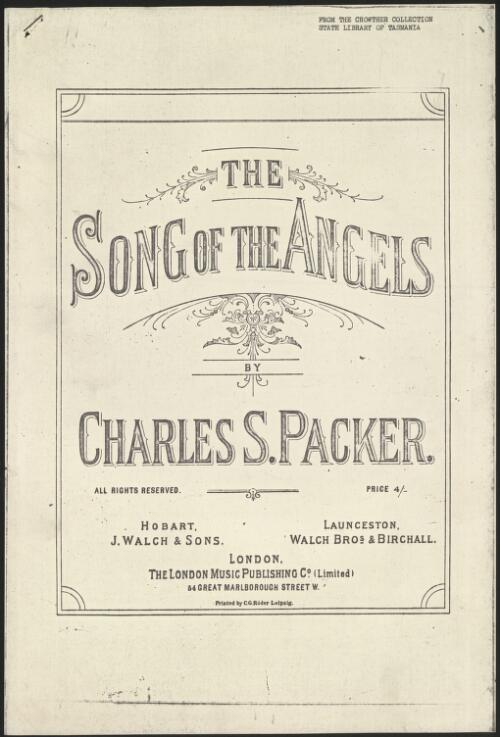 The song of the angels [music] / Charles S. Packer
