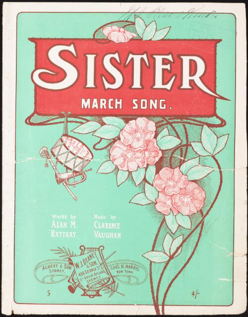 Sister : [music] : march song / words by Allan M. Rattray ; music by Clarence Vaughan