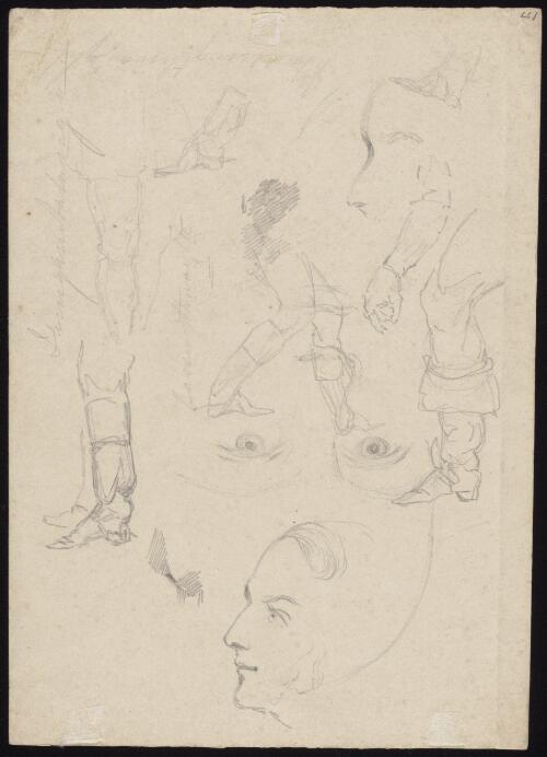Figure studies, approximately 1852 / Thomas Balcombe