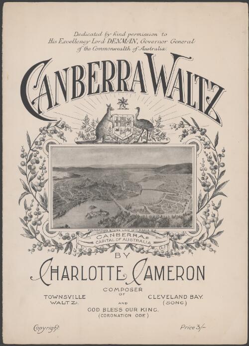 Canberra waltz [music] / by Charlotte Cameron
