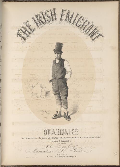 The Irish emigrant [music] : quadrilles / by Marmaduke H. Wilson