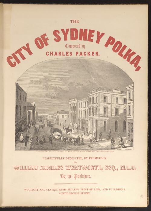 The city of Sydney polka [music] / composed by Charles Packer