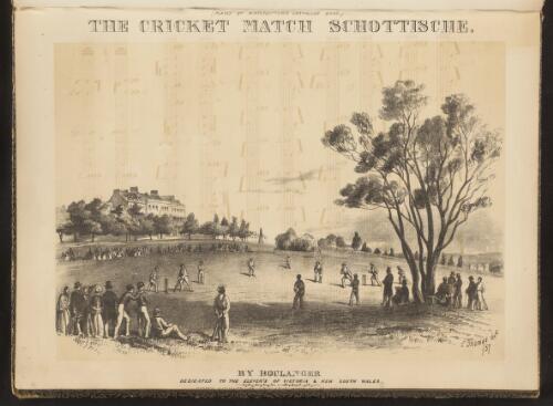 The cricket match schottische [music] / by Boulanger