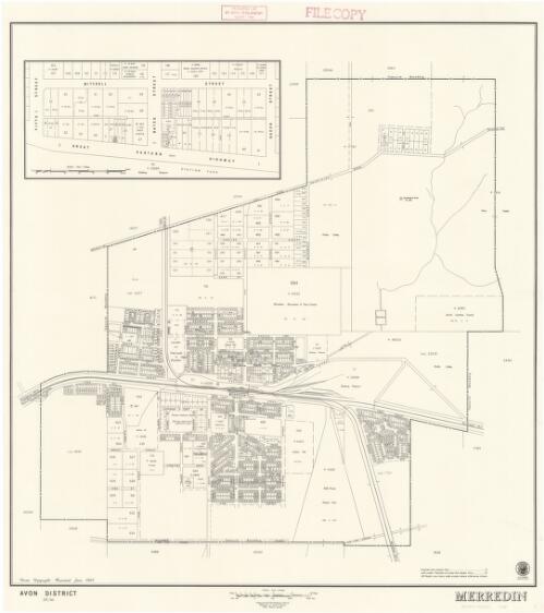Merredin, Avon District. 24/80 [cartographic material] / prepared by the Chief Draftsman's Branch, Department of Lands and Surveys
