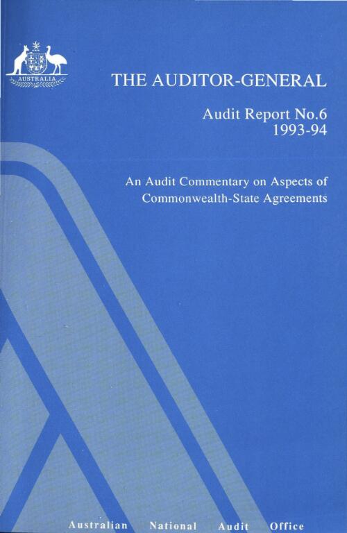 An audit commentary on aspects of Commonwealth-State agreements / David Spedding