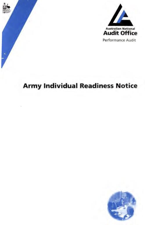 Army Individual Readiness Notice / the Auditor-General