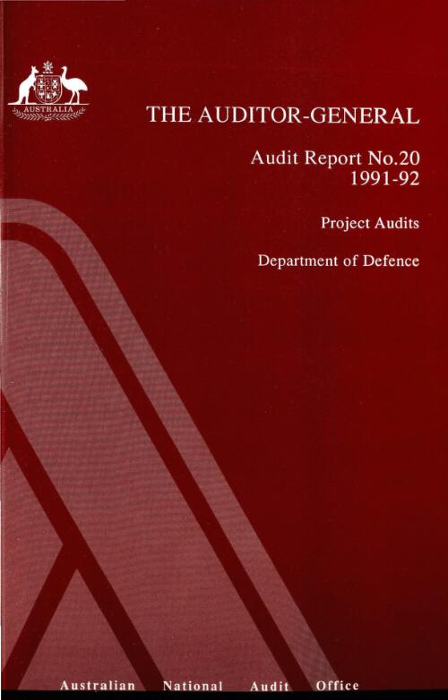 Project audits Department of Defence
