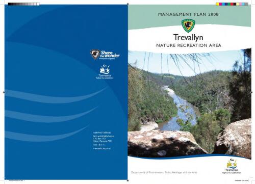 Trevallyn Nature Recreation Area : management plan 2008 / Department of Environment, Parks, Heritage and the Arts
