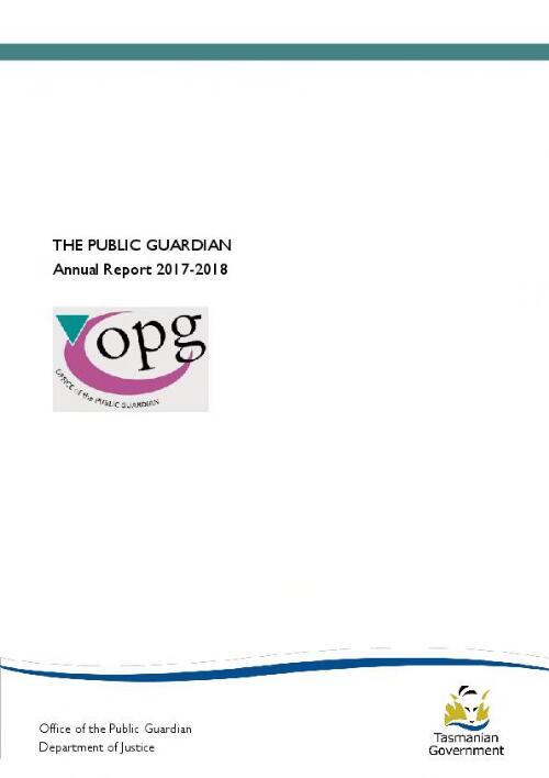 Annual report [electronic resource] / Office of the Public Guardian
