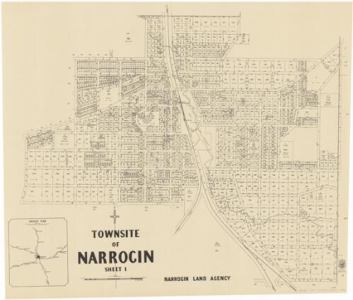 Plan of Narrogin townsite [cartographic material] / Department of Lands and Surveys
