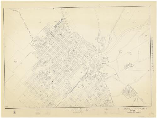 Kalgoorlie-Boulder, Hampton Land District [cartographic material] / prepared by the Mapping Branch, Surveyor General's Division, Department of Lands and Surveys
