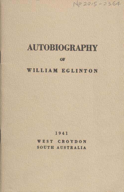 Autobiography of William Eglinton