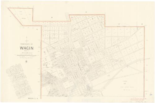 Townsite of Wagin, Williams Dist. [cartographic material] / Department of Lands and Surveys