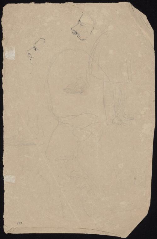 Preliminary sketch, approximately 1852, 1 / Thomas Balcombe