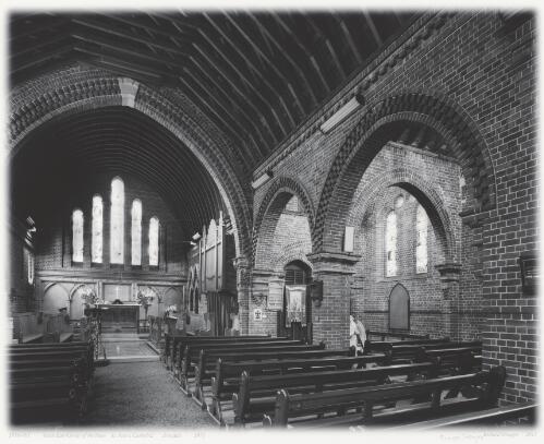 South east corner of the nave of St Peter's Cathedral, Armidale, New South Wales, 1976 / Richard Stringer