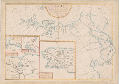 Carte de la partie septentrionale et orientale de l'Asie, qui comprend la grande Tartarie, le Kamschatka et Jesso avec la mer glaciale et ses côtes / dressée en 1764 par Mr. *** ; Iaquier del. ; Chovin sculp
